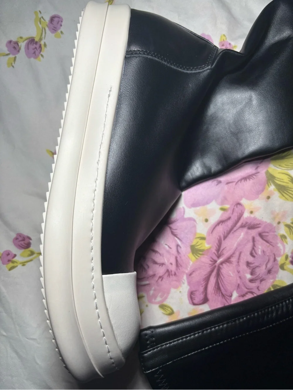 Rick Owen’s Knee-High Sock Sneakers